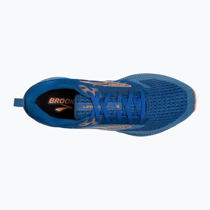 Brooks Levitate 6 scarpe da corsa classiche blu/arancio da uomo 13