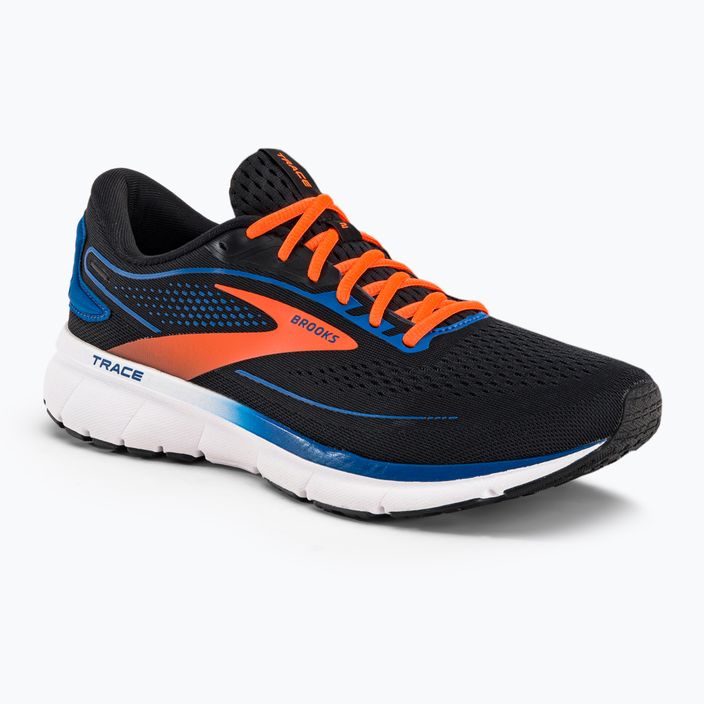 Brooks Trace 2 scarpe da corsa da uomo nero/blu classico/arancione