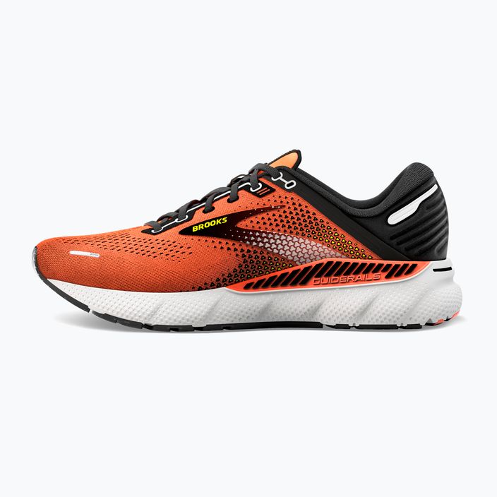 Brooks Adrenaline GTS 22 arancione/nero/bianco scarpe da corsa da uomo 12