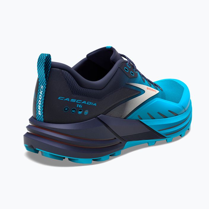 Brooks Cascadia 16 scarpe da corsa da uomo peacoat/blu atomico/rooibos 10