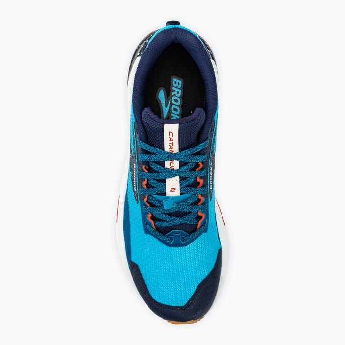 Brooks Catamount 2 scarpe da corsa da uomo peacoat/blu atomico/roobios 5