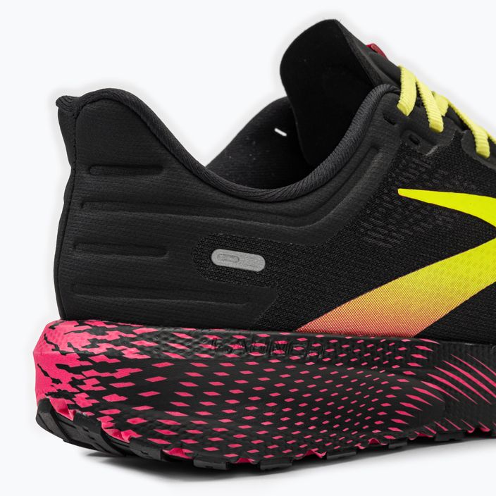 Brooks Launch 9 scarpe da corsa uomo nero/rosa/giallo 10
