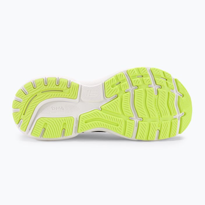Brooks Ghost 15 scarpe da corsa donna nero/ebano/verde brillante 5