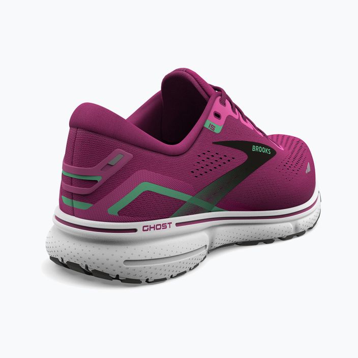 Brooks Ghost 15 scarpe da corsa da donna rosa/fucsia festival/nero 16