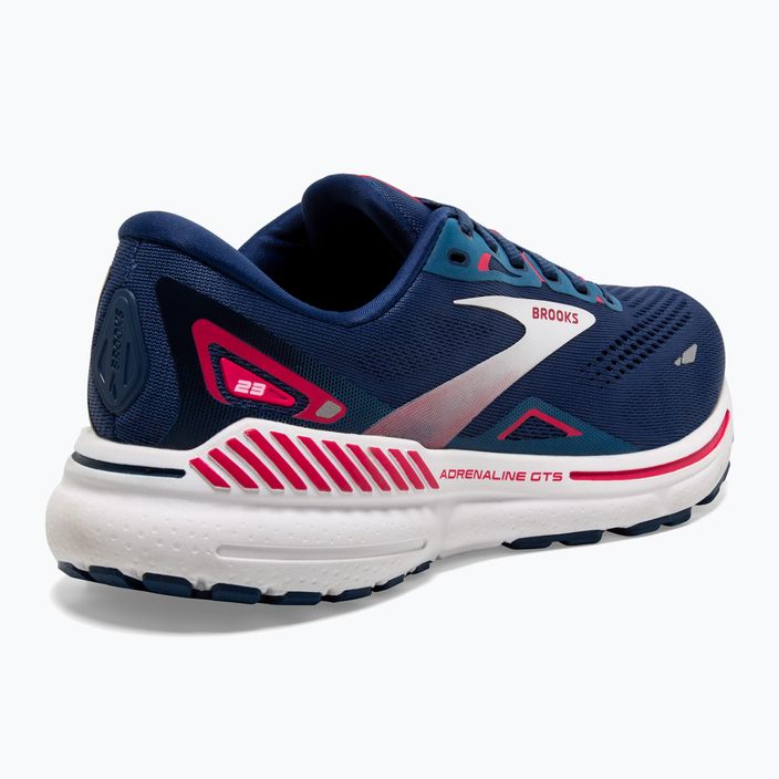 Scarpe da corsa da donna Brooks Adrenaline GTS 23 blu/raspberry/bianco 8