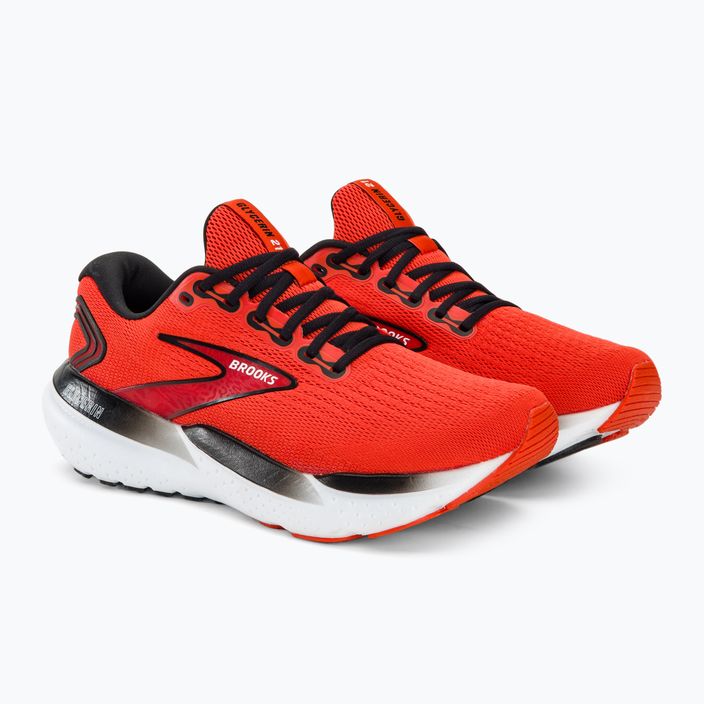 Scarpe da corsa da uomo Brooks Glycerin 21 grenadine/salsa/nero 5