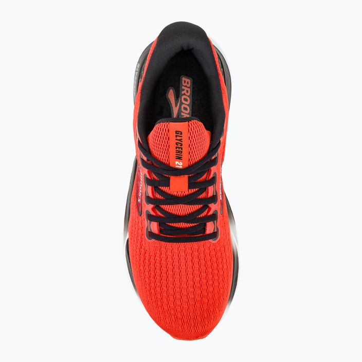 Scarpe da corsa da uomo Brooks Glycerin 21 grenadine/salsa/nero 7