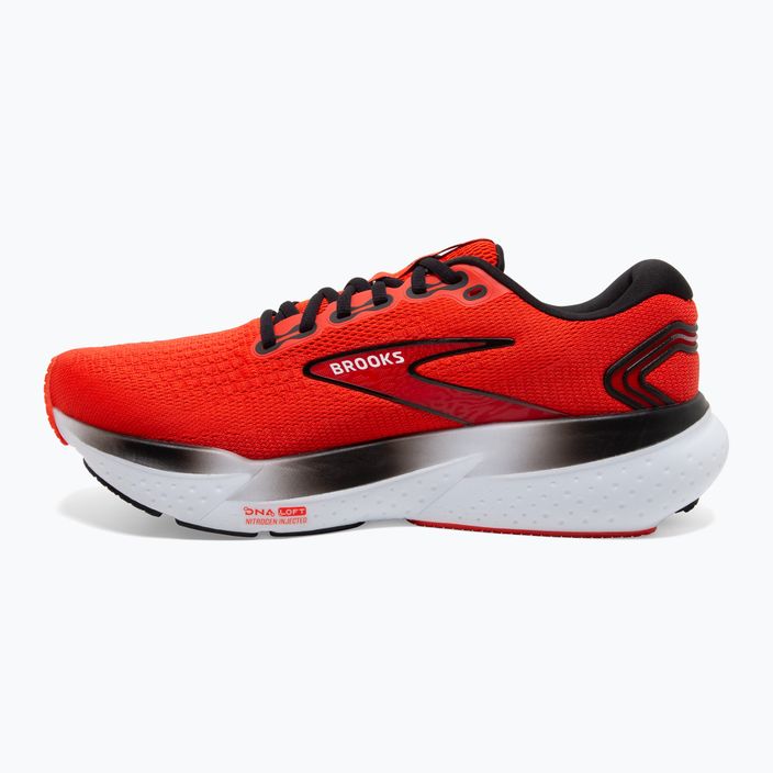 Scarpe da corsa da uomo Brooks Glycerin 21 grenadine/salsa/nero 3