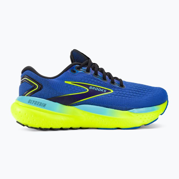 Scarpe da corsa da uomo Brooks Glycerin 21 blu/nightlife/nero 2