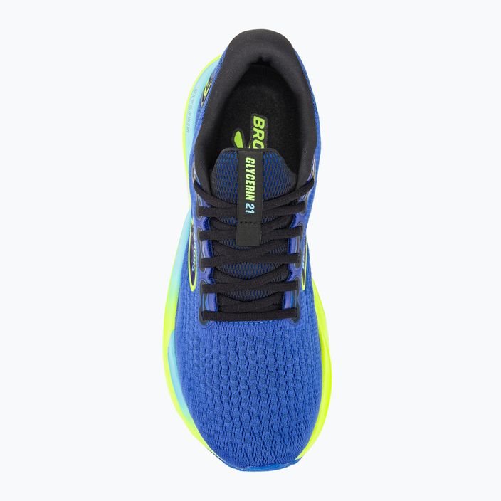 Scarpe da corsa da uomo Brooks Glycerin 21 blu/nightlife/nero 6