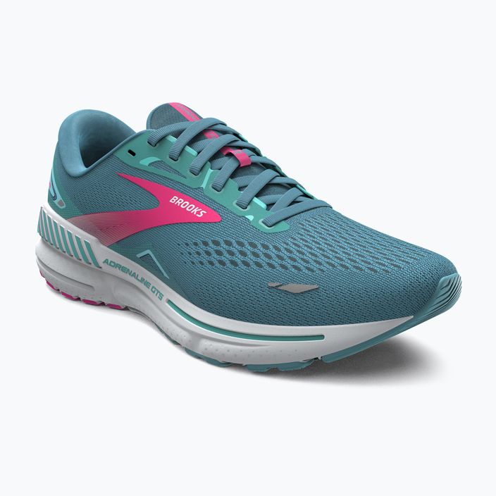 Scarpe da corsa da donna Brooks Adrenaline GTS 23 blu tempesta/rosa/acqua 8