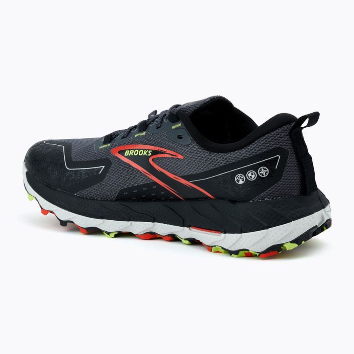 Brooks Cascadia 18 GTX scarpa da corsa da uomo perla annerita/nero/tomato 3