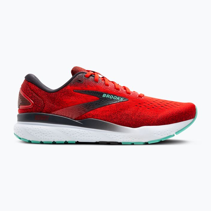 Brooks Ghost 16 scarpe da corsa da uomo rosso fuoco/ebano/cockatoo 2