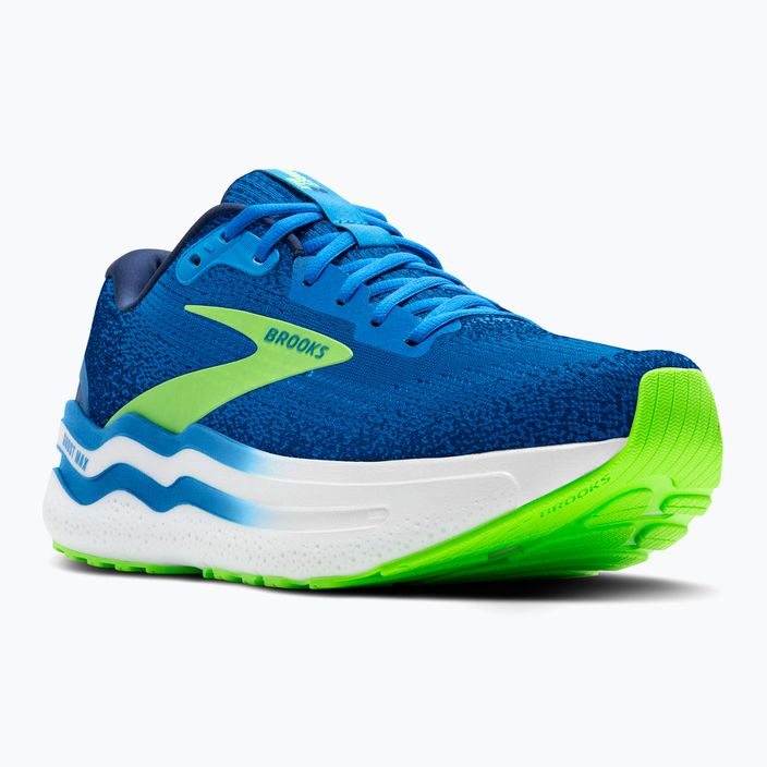 Brooks Ghost Max 2 scarpe da corsa da uomo blu olandese/geco verde/peacoat 8