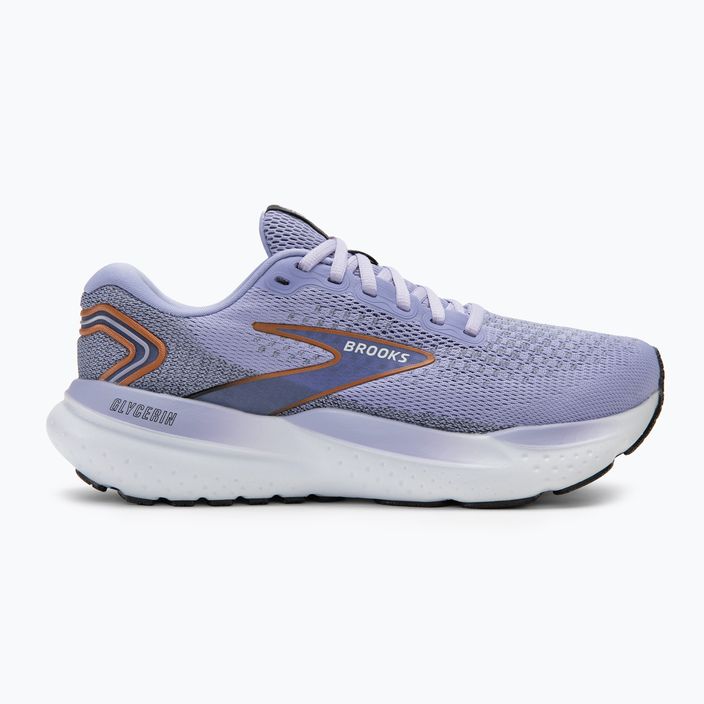 Scarpe da corsa da donna Brooks Glycerin 21 lavanda/nero/rame 2