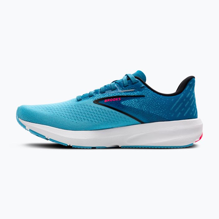 Brooks Launch 10 uomini scarpe da corsa crystal seas / blue jay / nero 3