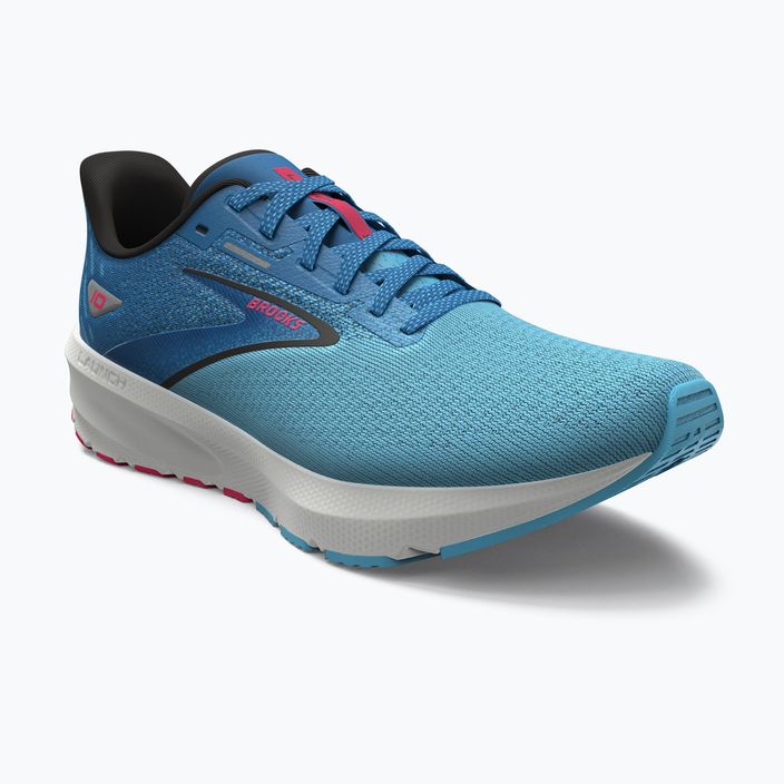 Brooks Launch 10 uomini scarpe da corsa crystal seas / blue jay / nero 8