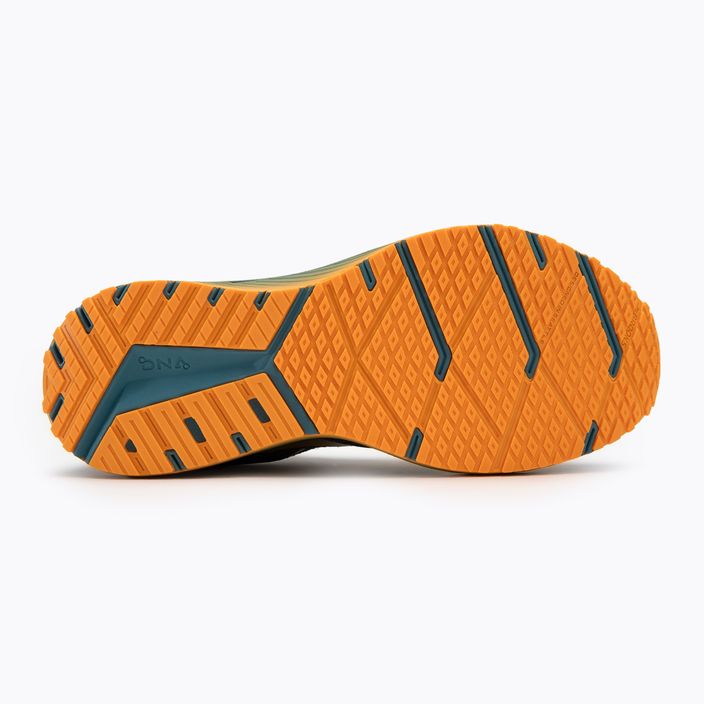Brooks Revel 7 scarpe da corsa da uomo blu tempesta/nero/arancione pop 4