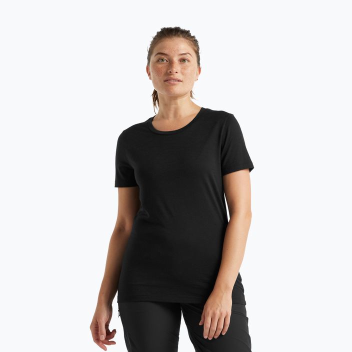 Icebreaker Tech Lite II, camicia da trekking da donna, nero