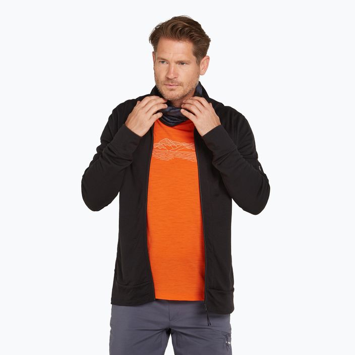 Camicia da trekking Icebreaker Merino 150 Tech Lite Pukaki Reflected blaze uomo 5