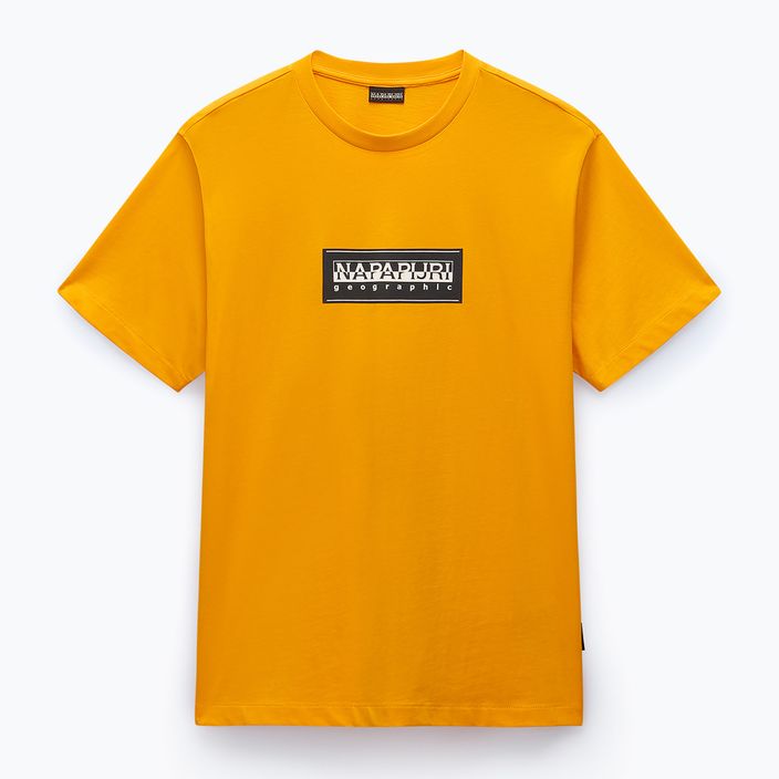 T-shirt Napapijri S-Box Logo uomo, arancione, calendula 4