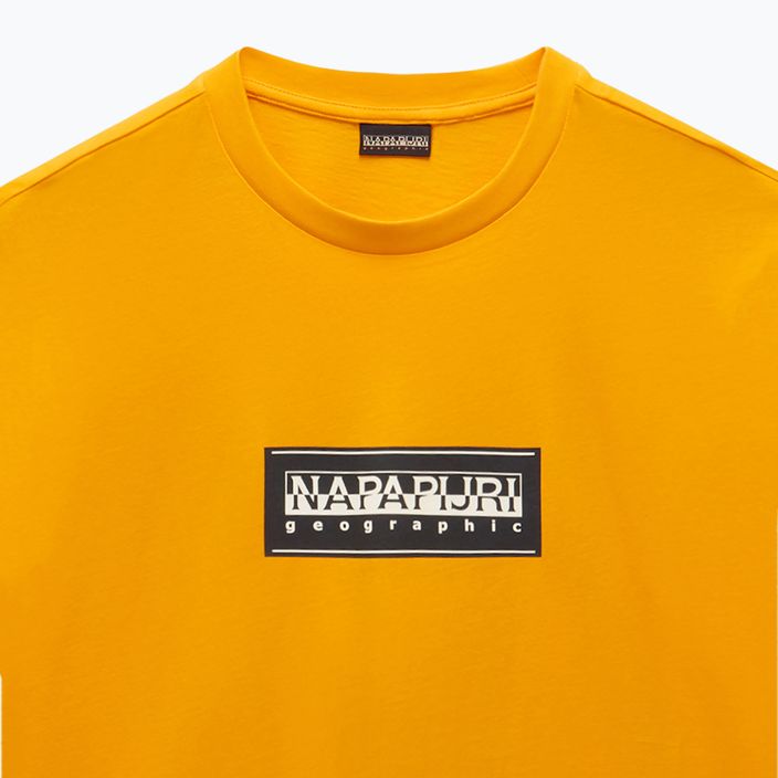 T-shirt Napapijri S-Box Logo uomo, arancione, calendula 6