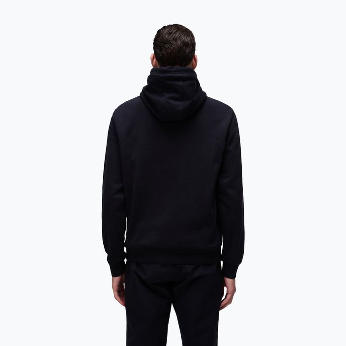 Felpa Napapijri Burgee Half Zip Hooded 2.0 uomo nero 041 3