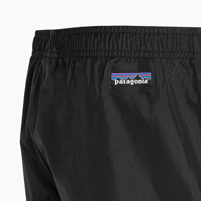 Pantaloni da pioggia Patagonia Torrentshell 3L da uomo Nero regolare 5