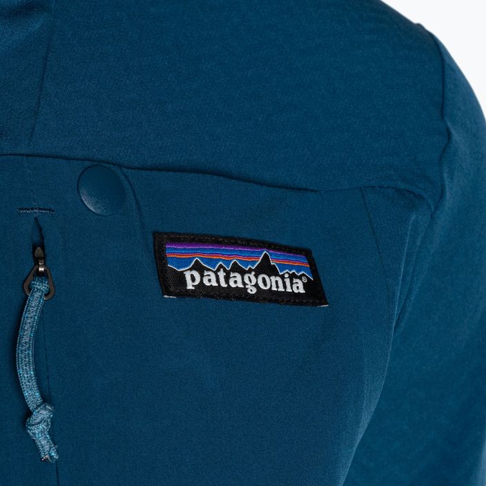 Giacca softshell da donna Patagonia R1 CrossStrata Hoody blu lagom 12