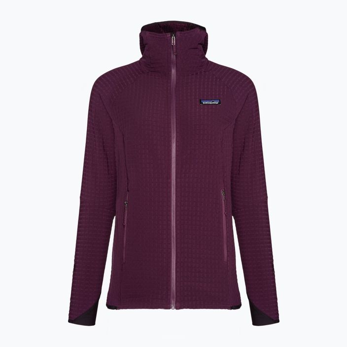 Giacca softshell Patagonia donna R2 TechFace Hoody notte prugna