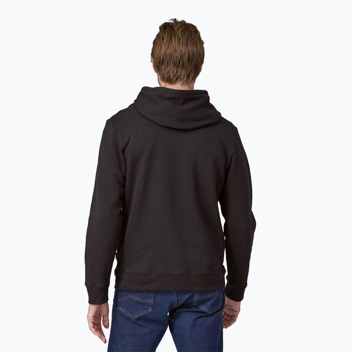 Felpa da uomo Patagonia '73 Skyline Uprisal Hoody nero inchiostro 2