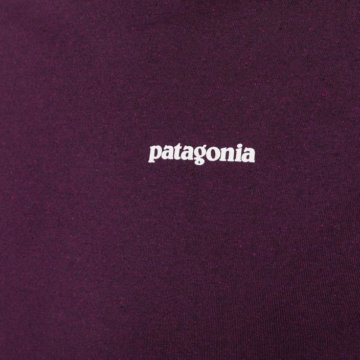 Patagonia P-6 Logo Responsibili Uomo night plum trekking longsleeve 5