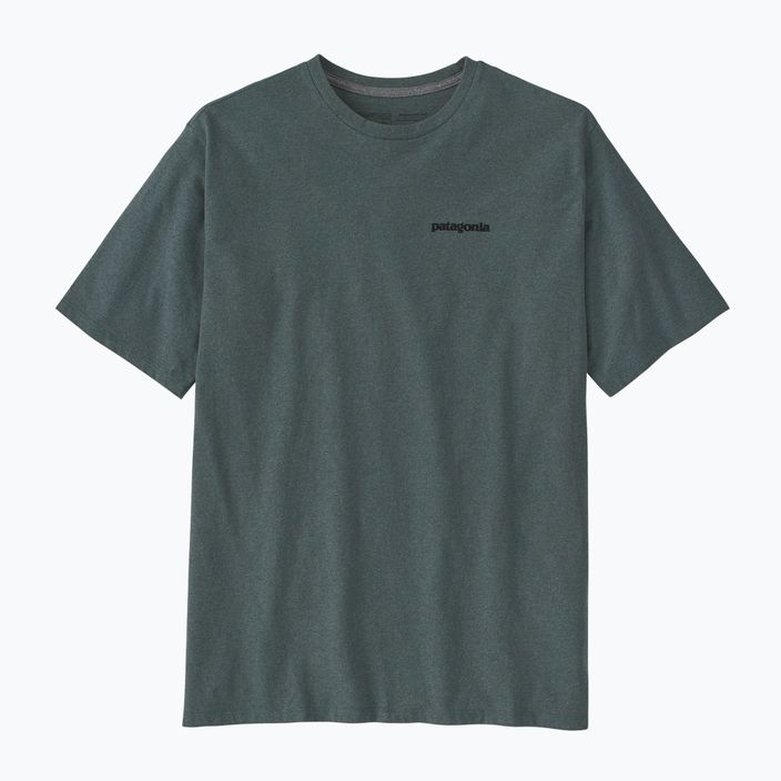 Camicia da trekking Patagonia P-6 Logo Responsabili-Tee da uomo, colore verde scuro 3