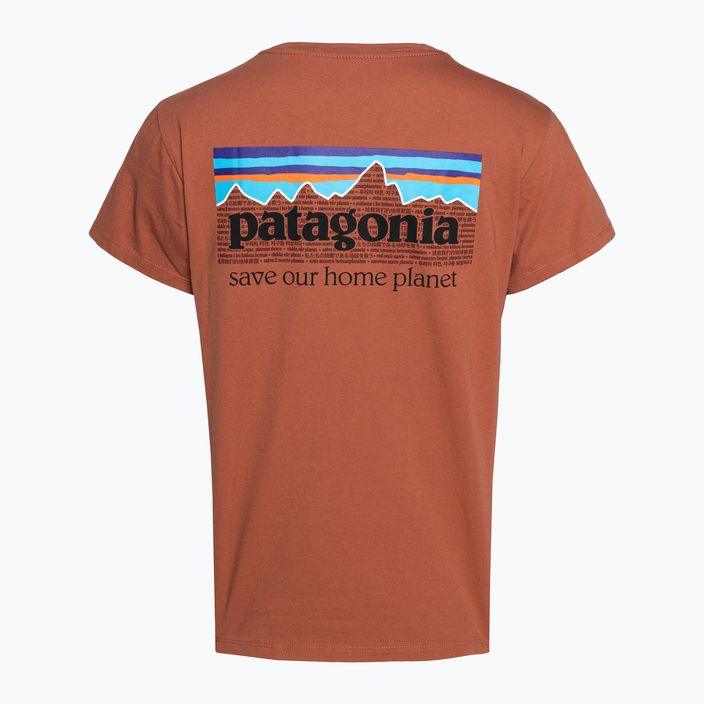 Camicia da trekking da donna Patagonia P-6 Mission Organic burl red 4