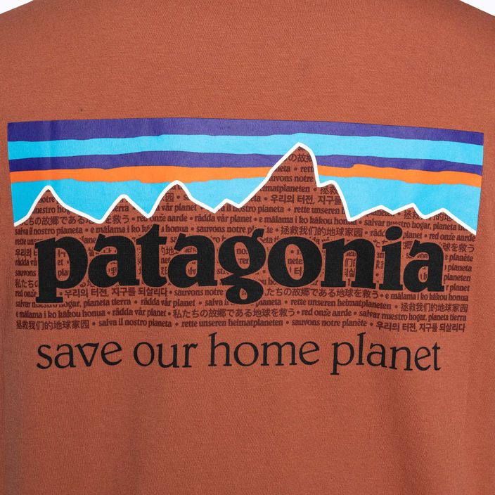 Camicia da trekking da donna Patagonia P-6 Mission Organic burl red 6