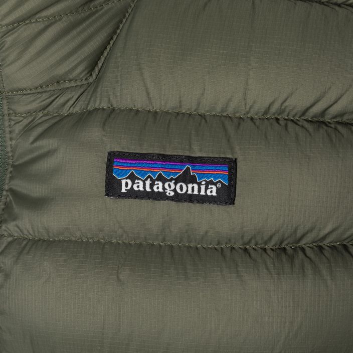 Maglione senza maniche da uomo Patagonia Down Sweater basin verde 5