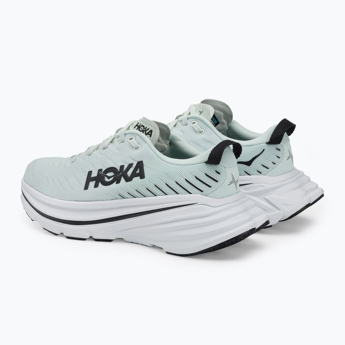 Scarpe da corsa da donna HOKA Bondi X vetro blu/veloce 5
