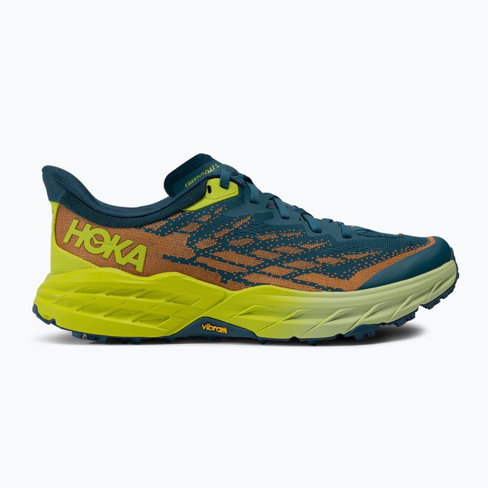 Scarpe da corsa da uomo HOKA Speedgoat 5 blu corallo/sera primula 2