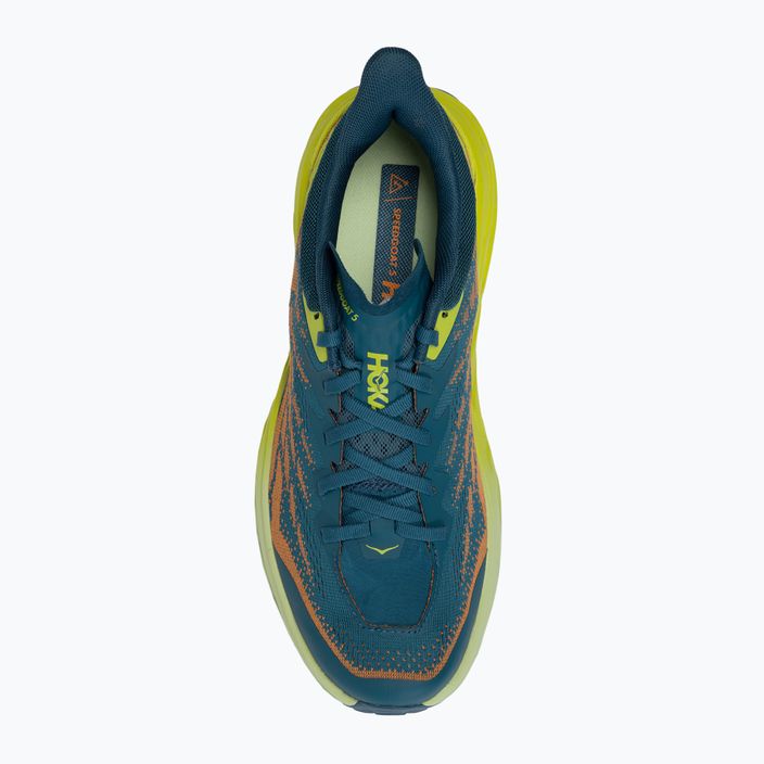 Scarpe da corsa da uomo HOKA Speedgoat 5 blu corallo/sera primula 5