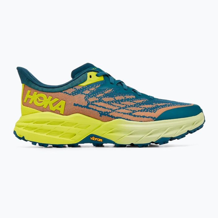 Scarpe da corsa da uomo HOKA Speedgoat 5 Wide blu corallo/sera primorose 8