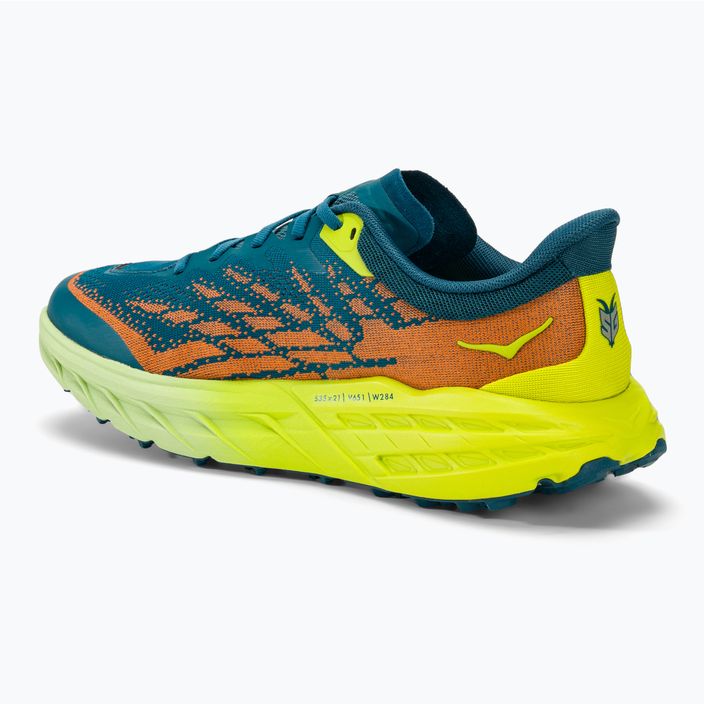 Scarpe da corsa da uomo HOKA Speedgoat 5 Wide blu corallo/sera primorose 3