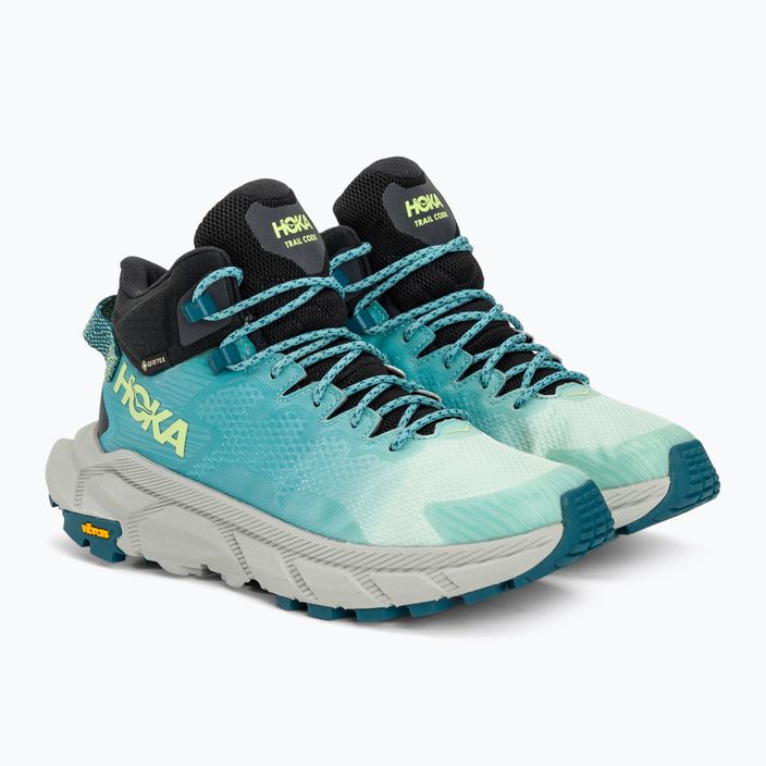 Scarponi da trekking da donna HOKA Trail Code GTX vetro blu/ombra costiera 4