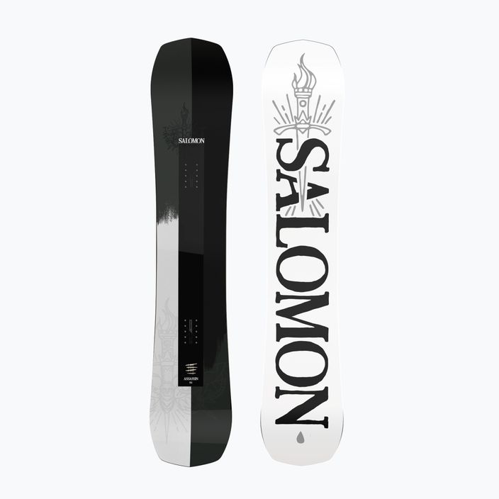 Snowboard da uomo Salomon Assassin PRO nero/marrone 7
