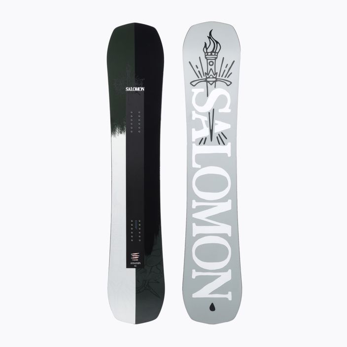 Snowboard da uomo Salomon Assassin PRO nero/marrone