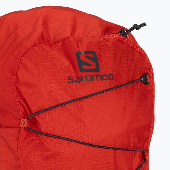 Salomon Active Skin 8 set gilet da corsa rosso fuoco/ebano 5