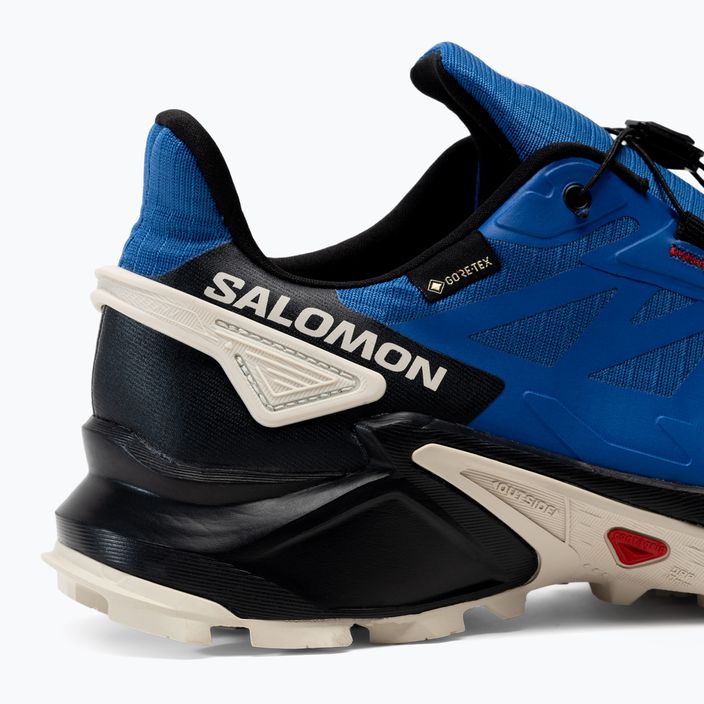 Salomon Supercross 4 GTX scarpe da corsa da uomo blu nautico/nero/rainy 10