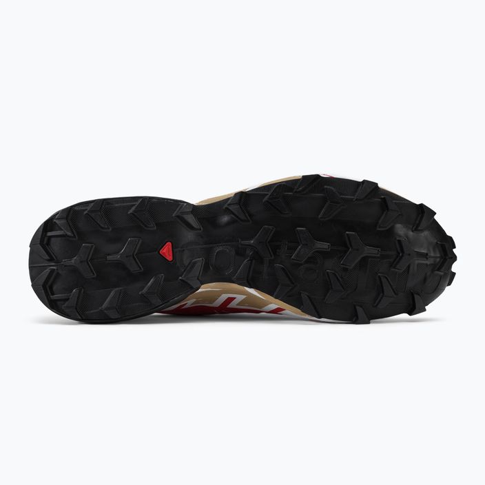 Salomon Speedcross 6 scarpe da corsa da uomo rosso fuoco/nero/safari 8