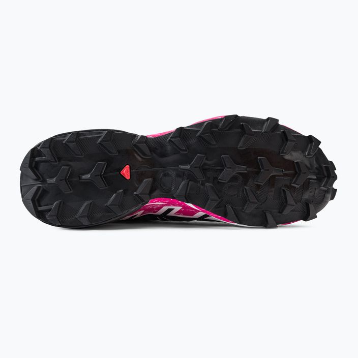 Salomon Speedcross 6 scarpe da corsa da donna ebano/bianco/molto berry 7