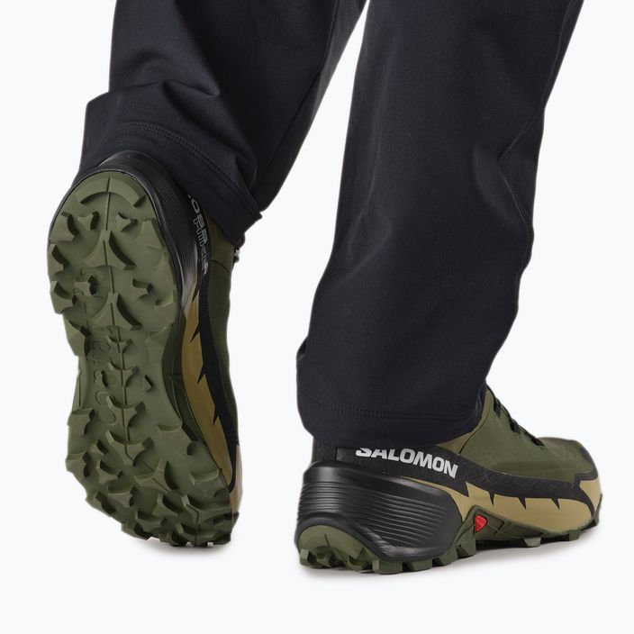 Salomon Cross Hike GTX 2 scarpe da trekking da uomo notte d'oliva/nero/grigio 4