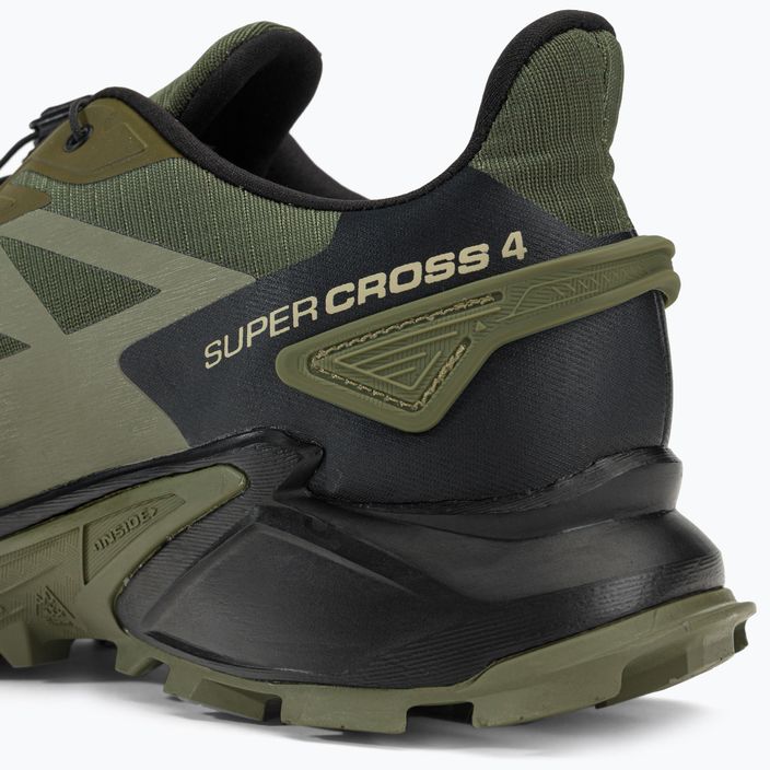 Salomon Supercross 4 scarpe da corsa uomo olvnig/grigio muschio/nero 13